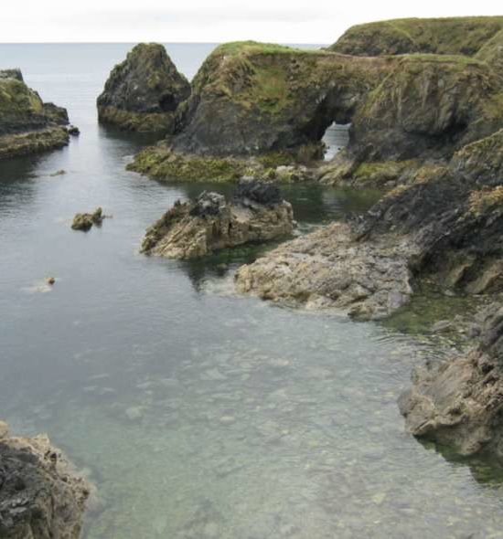 Dunabrattin Head and Boatstrand Harbour